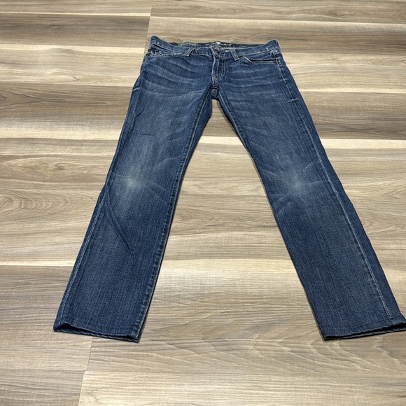 7 for All Mankind Blue Organic Cotton Super Skinny Jeans size 25 - Picture 4 of 10